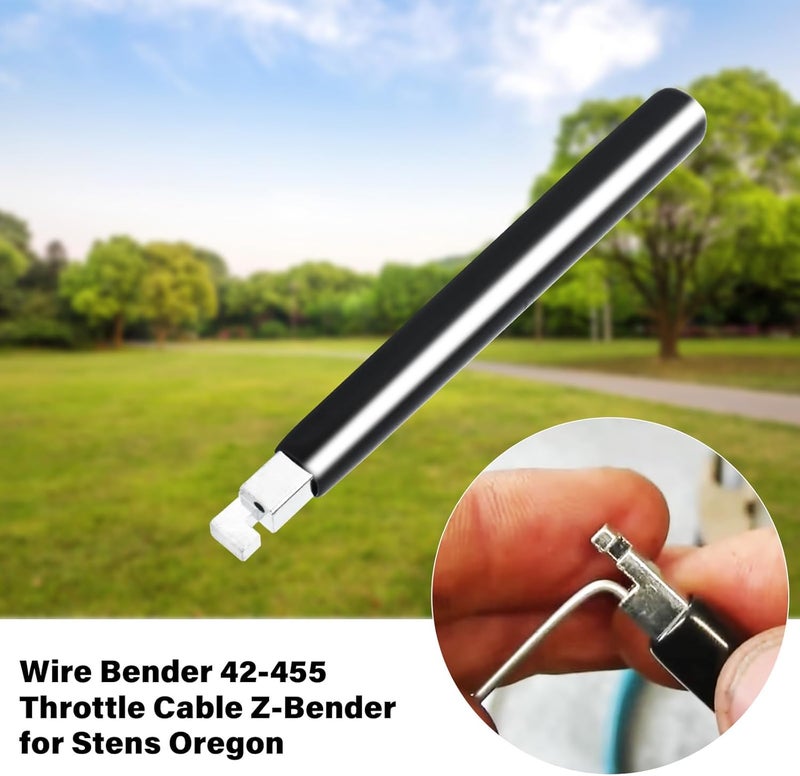 Rvanv 2PCS 42-455 Grip Handle Throttle Wire Z-Bender Wire Bender Tool,Small Engine Repair Tools for Oregon Stens 750-455 for Use with .054" .072" Throttle Control Innerwire-Small Engine Tools - Image 5